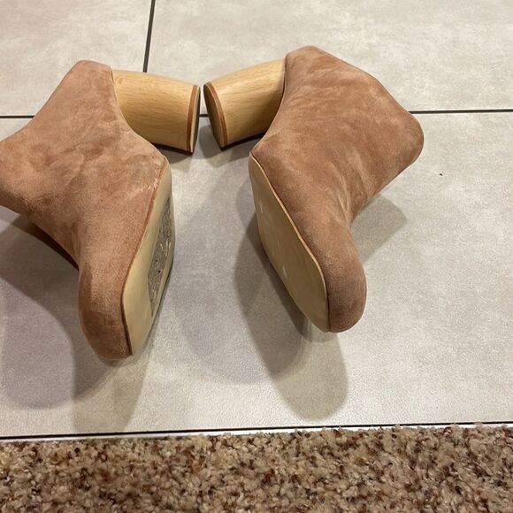JEFFERY Campbell woman’s light tan suede mules - Picture 6 of 10